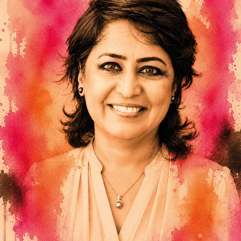 Portrait artistique de Ameenah Gurib-Fakim