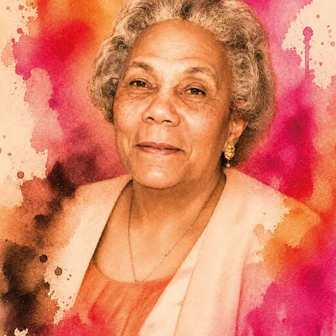 Portrait artistique de Dame Eugenia Charles