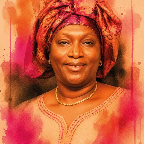 Portrait artistique de Fatou Baldé Yansané
