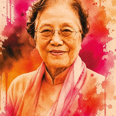 Portrait artistique de Nguyễn Thị Bình