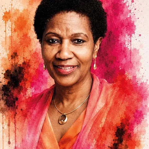 Portrait artistique de Phumzile Mlambo-Ngcuka