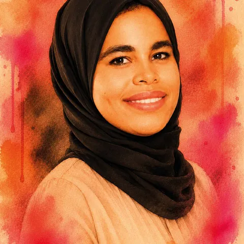 Portrait artistique de Rumaitha Al Busaidi