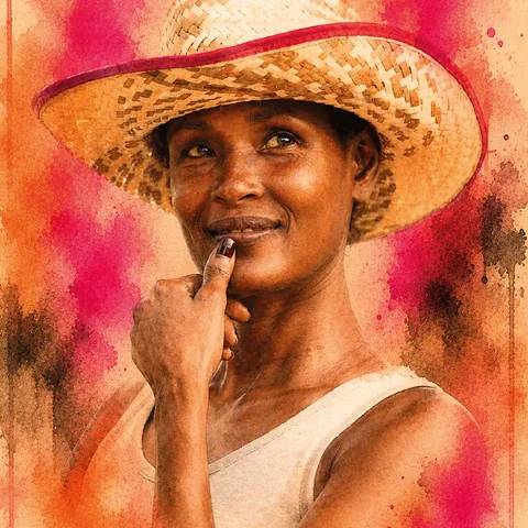 Portrait artistique de Waris Dirie